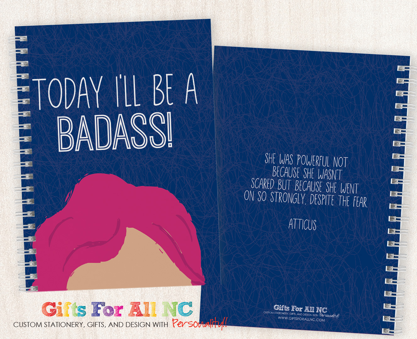 I'll be a BADASS! Personalized Journal