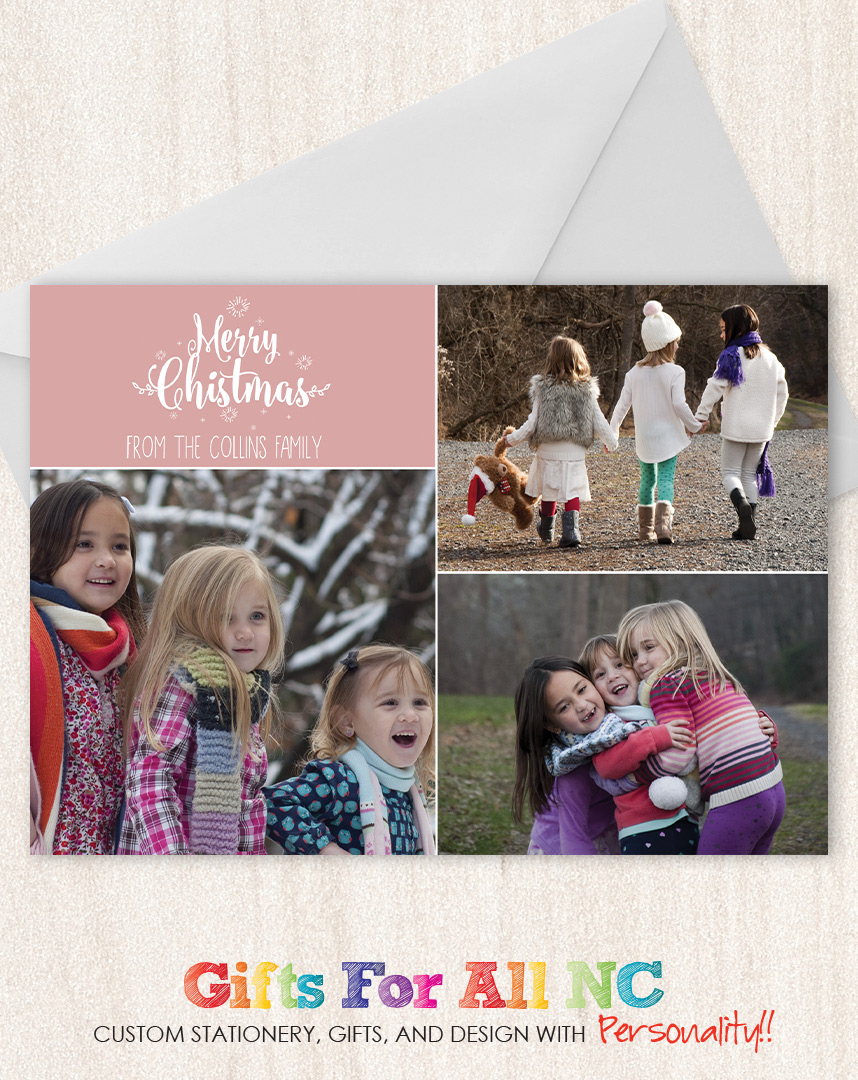 Collage Christmas Photo Card