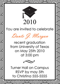 College graduation invitations