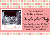 Ultrasound Baby Shower invitation ( Girls and Boys)